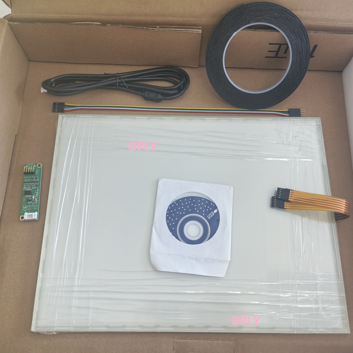 Diy Electronics Components - หน้าจอสัมผัสแบบ Resistive TP-15105 LCD ใหม่ ขนาด