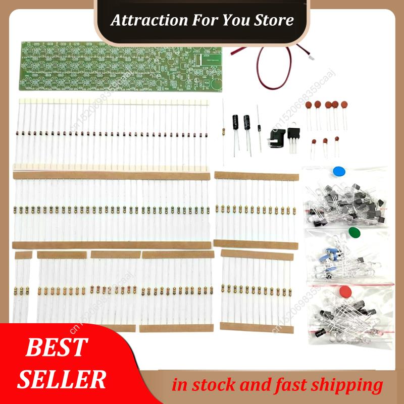 Diy Electronics To Sell - ชุดคิท LED แสดงระดับเสียงแบบควบคุมด้วยเสียง ขายดี ชุดประกอบอิเล็กทรอนิกส์ DIY