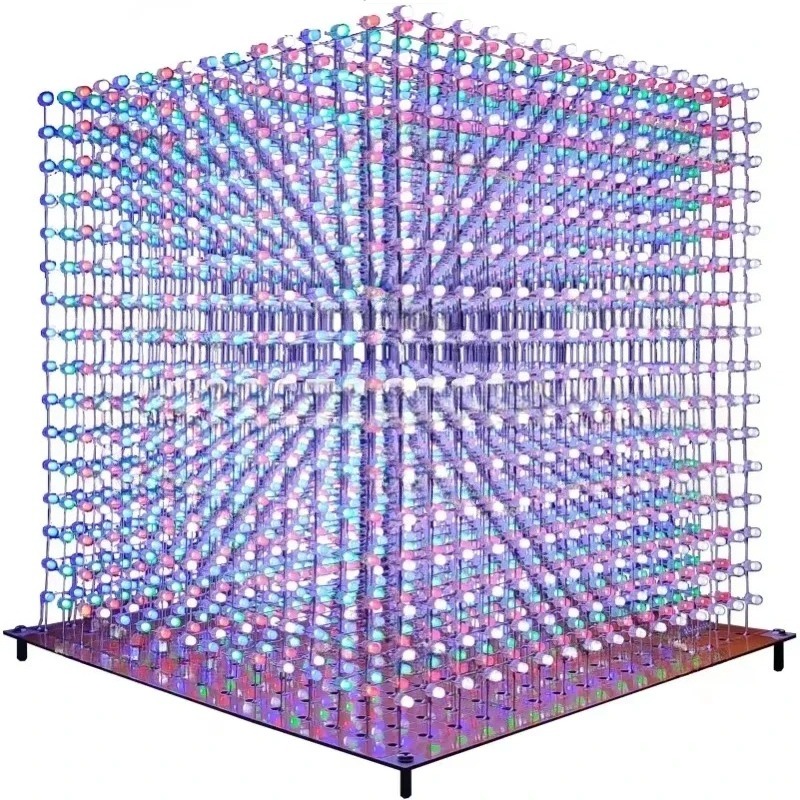 Diy For Electronics - ชุดคิท 3D16mini Light Cube ขนาด 16x16x16