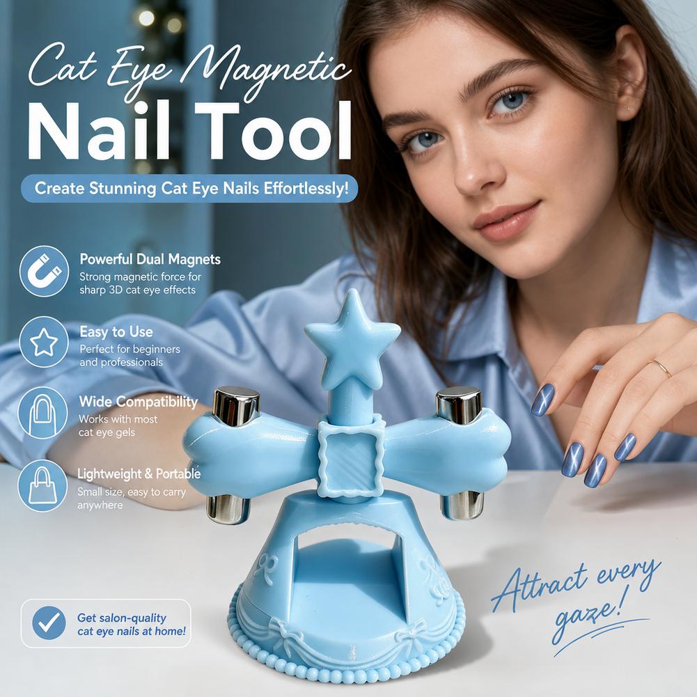 Diy Electronics Starter Kit - แม่เหล็กตาแมวอัตโนมัติสำหรับตกแต่งเล็บ, 360 ° เครื่องมือทำเล็บแม่เหล็กหมุนสำหรับเจลทาเล็บตาแมว เหมาะสำหรับผู้เริ่มต้น ทำเล็บเองที่บ้าน