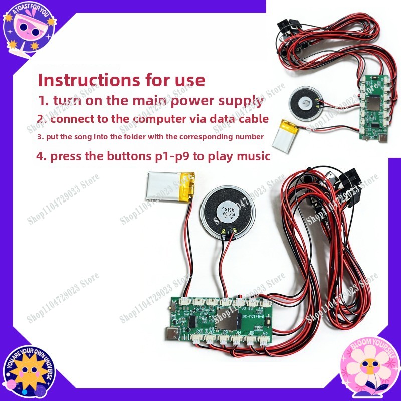 Diy Electronics To Sell - ชุดอุปกรณ์ DIY โมดูลผนังดนตรีขายดีจากผู้ผลิต ชุดวงจรอิเล็กทรอนิกส์ อุปกรณ์เสริมเครื่องเล่นเพลง