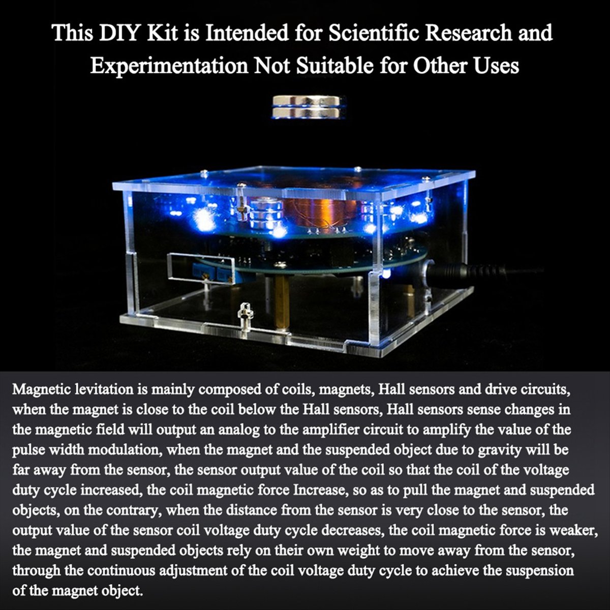 Diy Electronic Load - ชุดทดลองแม่เหล็กลอยตัว AB53 DIY สำหรับฝึกหัดการบัดกรี ประกอบวงจร 2-5