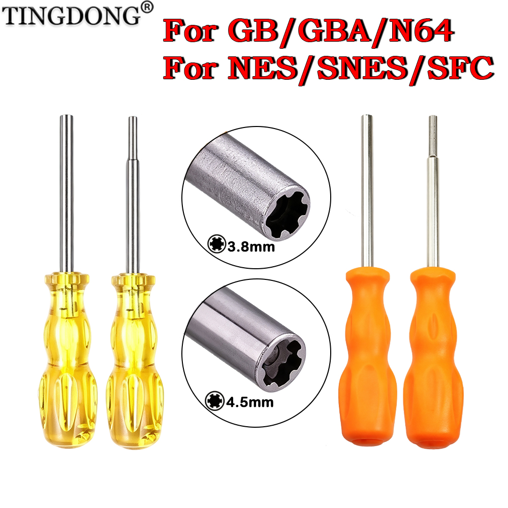 Diy Electronics Repair - ชุดซ่อมไขควงนิรภัยสำหรับตลับเกม ขนาด 3.8 มม. 4.5 มม.