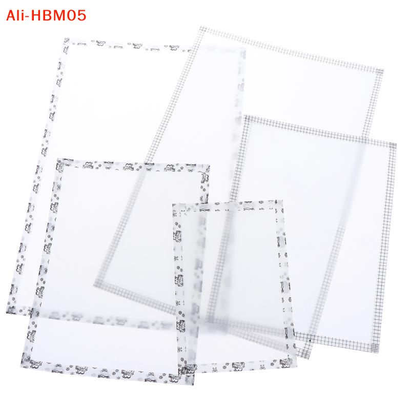 Diy Electronics Components - แผ่นรองรีดร้อนแบบใสเย็บขอบสำหรับงานประดิษฐ์ลูกปัดเพอร์เลอร์ (HB05) 5 ชิ้น ทำมือ ทนความร้อน