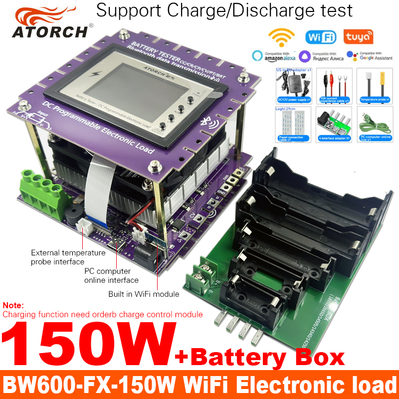 Diy Electronic Load - BW600-FX-150W DC1-200V 30A WiFi Tuya อุปกรณ์ทดสอบโหลดแบตเตอรี่อิเล็กทรอนิกส์