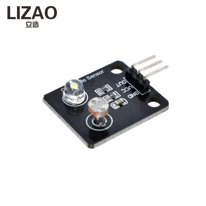 Diy Analog Electronics - ตัวต้านทานแสงเซ็นเซอร์แสงอนาล็อกสีเทาเซนเซอร์อิเล็กทรอนิกส์บอร์ดไลน์ไฟน์เดอร์ติดตามโมดูลสำหรับอาร์ดูโน่ ดีไอวาย