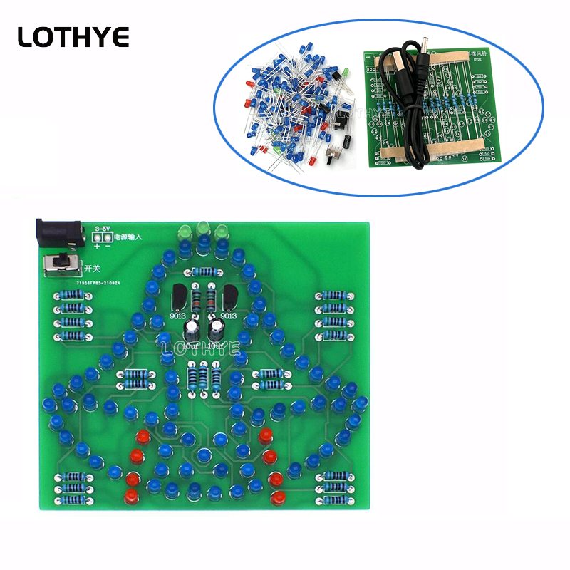 DC 3-5V LED Light Swing Wind C - Diy Analog Electronics บทวิจารณ์และราคา