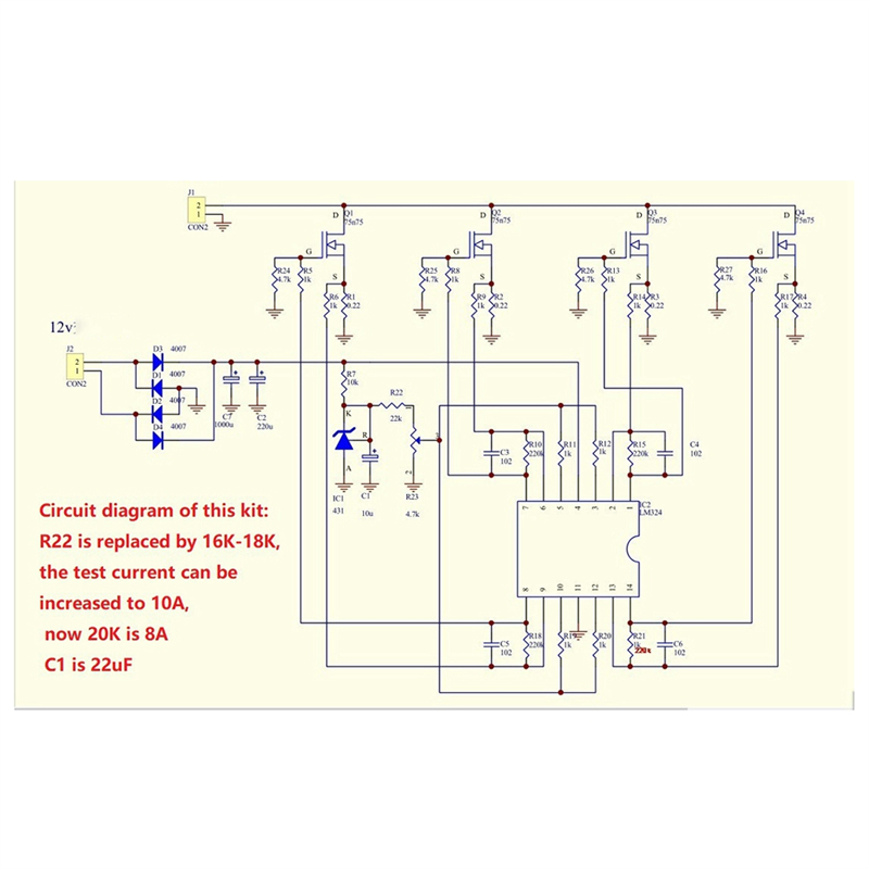 AC88-2X DIY ชุด 150W 10A แบตเต - Diy Electronic Load บทวิจารณ์และราคา