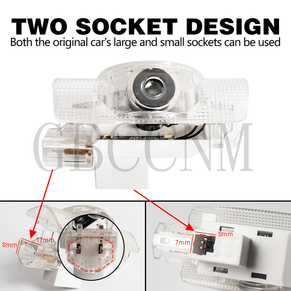 หลอดไฟติดประตูรถยนต์ LED เงาผี - Diy Rc Electronics บทวิจารณ์และราคา
