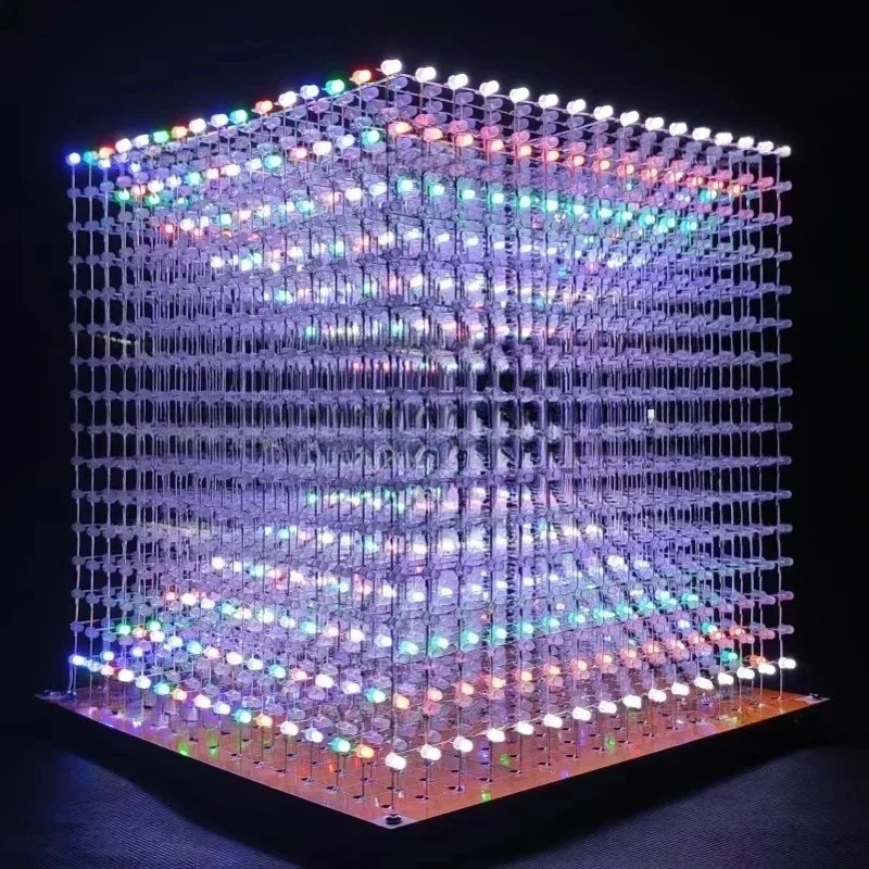 ชุดคิท 3D16mini Light Cube ขนา - Diy For Electronics บทวิจารณ์และราคา