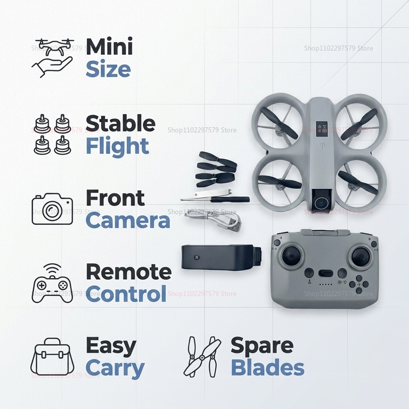 มินิโดรนพร้อมกล้อง 8K HD FPV โ - Diy Rc Electronics บทวิจารณ์และราคา