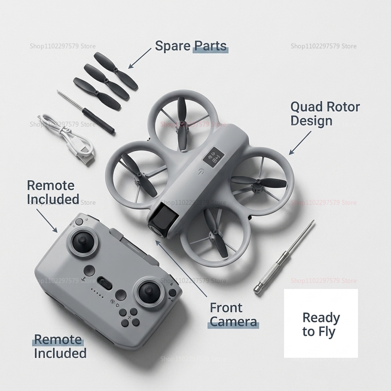 มินิโดรนพร้อมกล้อง 8K HD FPV โ - Diy Rc Electronics บทวิจารณ์และราคา