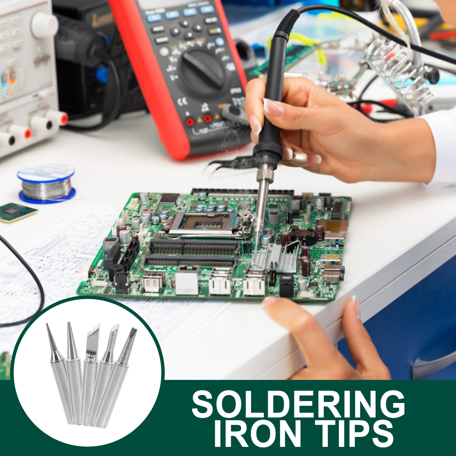 ชุดหัวแร้งบัดกรี 5 ชิ้น หัวแร้ - Diy Electronics Repair บทวิจารณ์และราคา