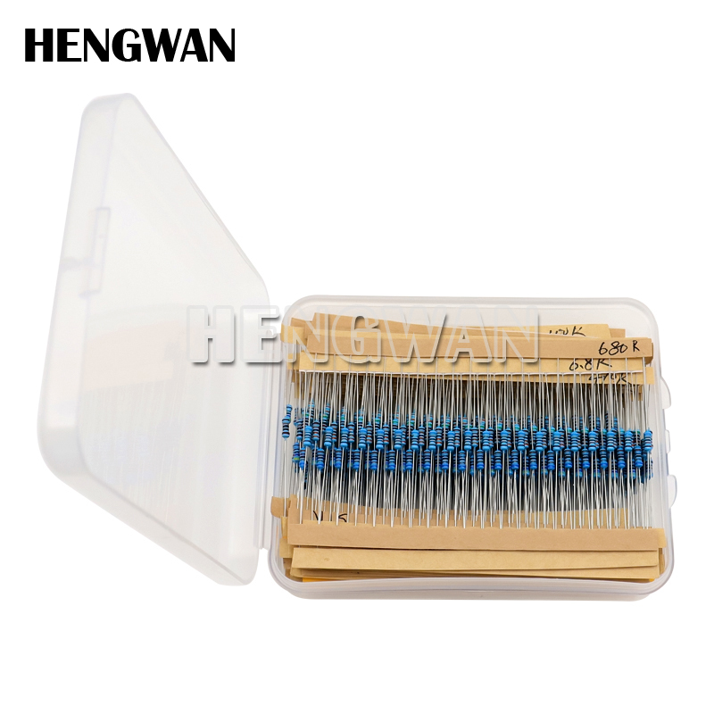 ชุดตัวต้านทานฟิล์มโลหะ 1/4W จำ - Diy Electronics Components บทวิจารณ์และราคา