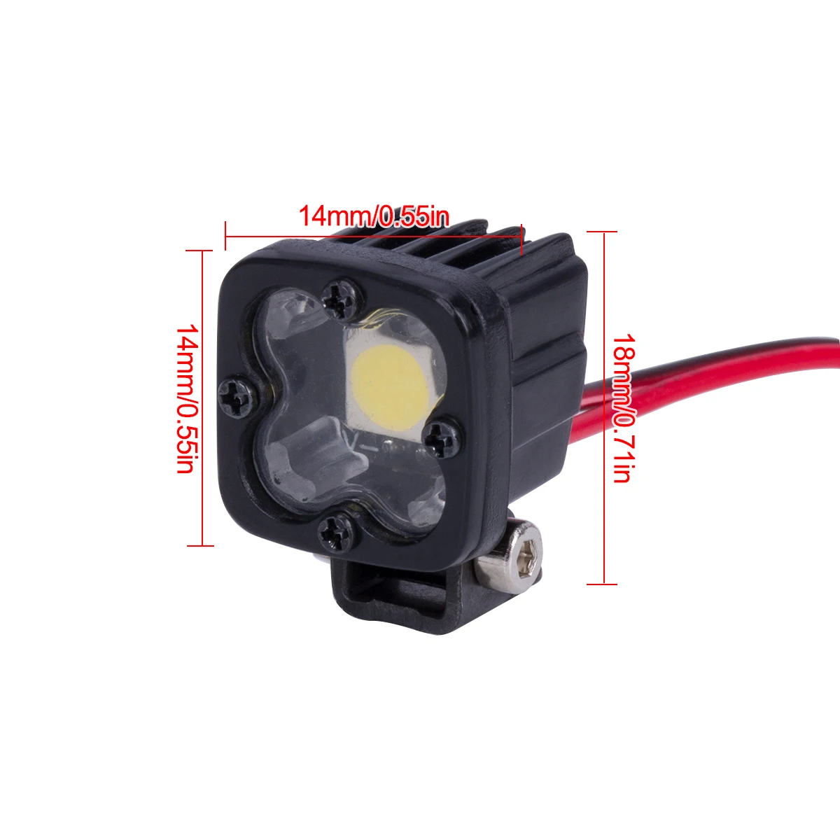 RC รถสแควร์ Bright LED ไฟหน้า  - Diy Rc Electronics บทวิจารณ์และราคา