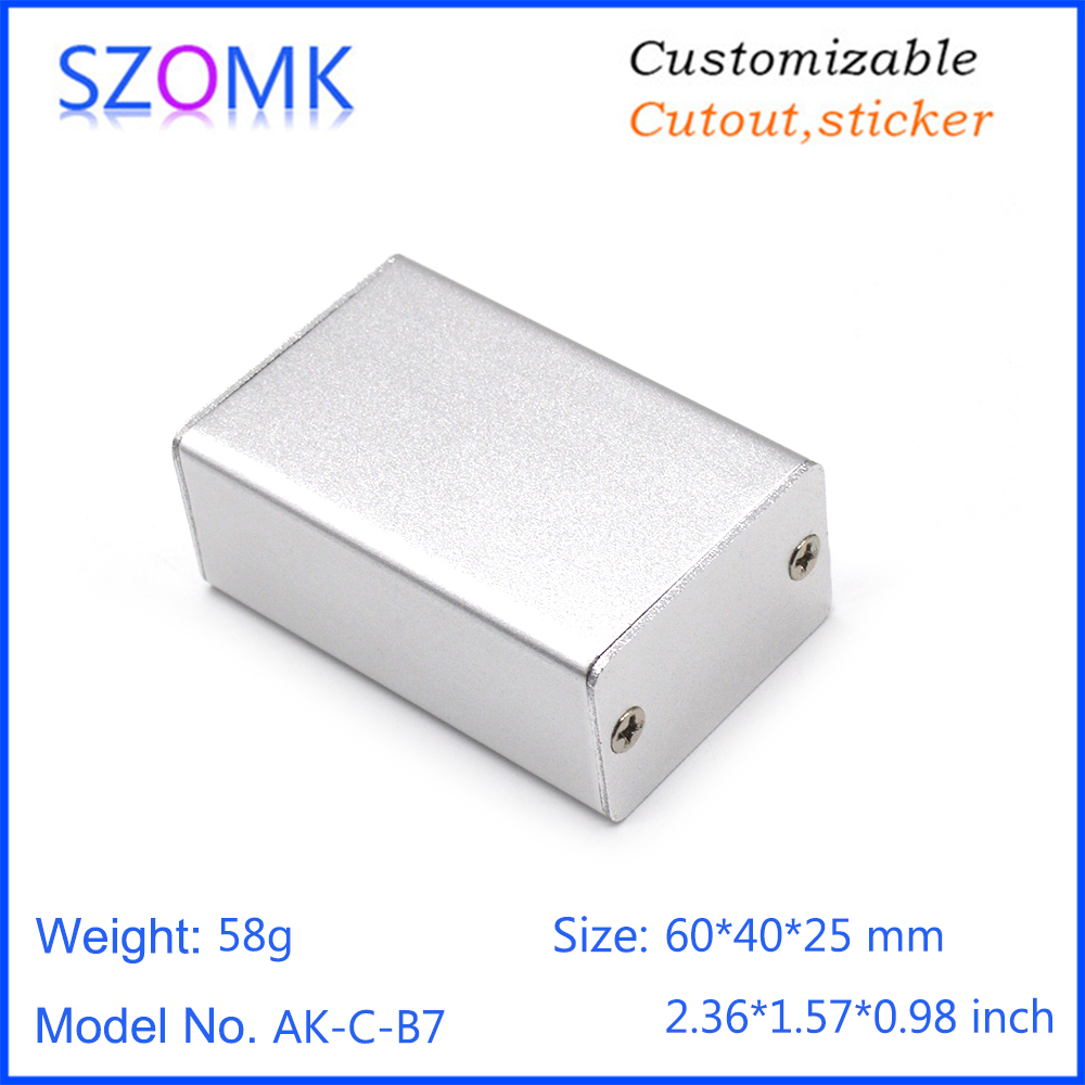 กล่องอะลูมิเนียมสีเงินสำหรับงา - Diy Electronics To Sell บทวิจารณ์และราคา