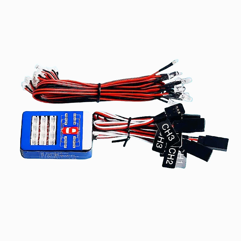 ชุดไฟ LED 12 ดวงสำหรับรถบังคับ - Diy Rc Electronics บทวิจารณ์และราคา