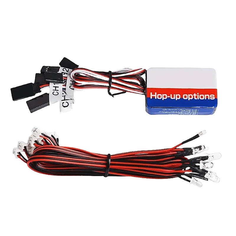 ชุดไฟ LED 12 ดวงสำหรับรถบังคับ - Diy Rc Electronics บทวิจารณ์และราคา