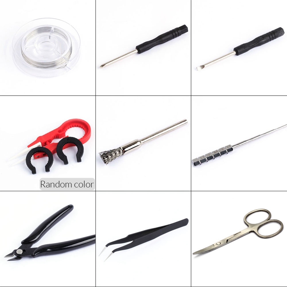 ชุดเครื่องมือทำบุหรี่ไฟฟ้าขนาด - Diy Vape Electronics บทวิจารณ์และราคา
